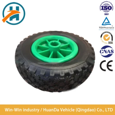  Economico colorato nuovo stile modello ruota in PU per camion a mano / Dolly / Giardino Carro/generatore/carriola