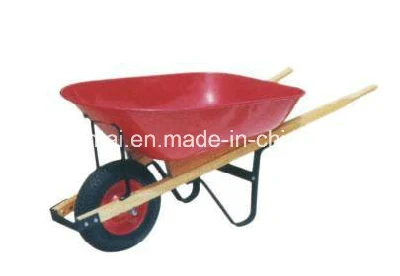  Hot Sell Construction manico in legno Wheelbarrow Wb6600