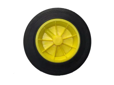 Ruota in schiuma PU senza piastra da 8 6 pollici e piena Ruota di gomma per rifiuti in polvere rifiuti rifiuti rifiuti rifiuti rifiuti rifiuti rifiuti rifiuti Contenitore