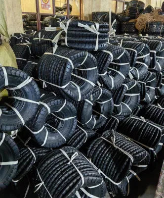 Ruota in gomma per carrello pneumatico gonfiabile piccolo da 8 pollici 250-4 Ruota carriola