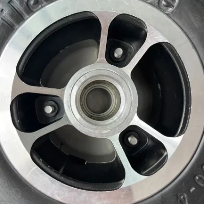 Ruota in schiuma PU da 9 pollici 10 pollici, senza superficie piana Ruota scooter