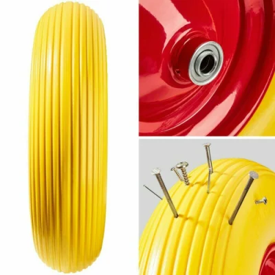 Ruota in PU espanso per carrello a carrana