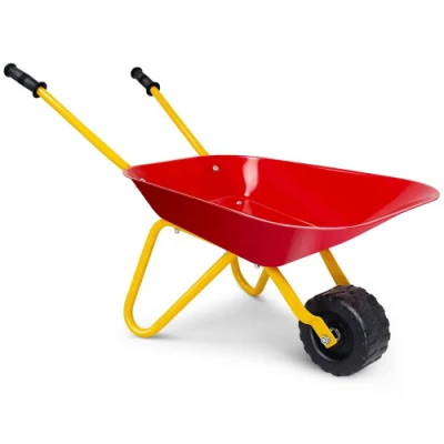 Wb0103 Mini acciaio piccolo leggero plastica metallo giardino Yard Carriola per bambini
