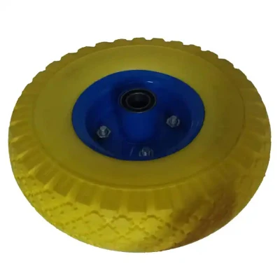 Ruote in PU espanso da 10 pollici con ruote a carrola da 3.00-4 ruote Ruote per carrello ruota in poliuretano pieno PU espanso per carrello