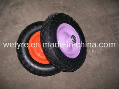 Ruota in gomma pneumatica di buona qualità gonfiabile con prodotto normale per carriola (4.00-8)