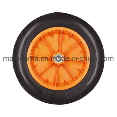  Ruota in PU Trolley Wheel Wheelbarrow Wheel in plastica di buona qualità Ruota per tegagliatrice 3.00-8 3.25-8