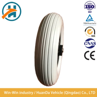 Pneumatico anteriore solido in PU 200X50 di buona qualità e ad alte prestazioni, ruota scooter elettrica per mobilità, ruota in PU espanso