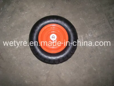 Ruota in gomma pneumatica di buona qualità gonfiabile con prodotto normale per carriola (4.00-8)