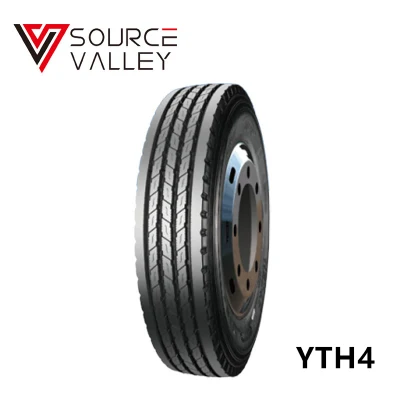 Importazione all&prime;ingrosso di pneumatici cinesi Yth1 con certificazione GCC DOT ECE 13r22.5 pneumatici per camion Durun tutte le misure gomma senza tubo per impieghi pesanti Pneumatici per rimorchi misti TBR