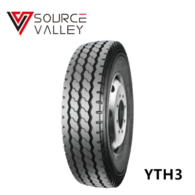 Importazione all&prime;ingrosso di pneumatici cinesi Yth1 con certificazione GCC DOT ECE 13r22.5 pneumatici per camion Durun tutte le misure gomma senza tubo per impieghi pesanti Pneumatici per rimorchi misti TBR