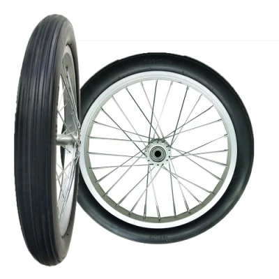 16X400-8 China Factory Beach Carrello gommabile per carro pieghevole con ruote Ruota per equilibratura in PU espanso