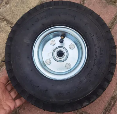 Ruote gommate con pneumatici da 10&quot; per carrelli a mano da giardino Carrofano carrofano