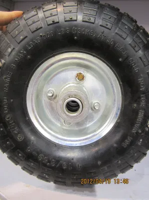 Ruota gommata gommata a careniera 250-4