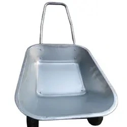 Vendita a caldo ruote doppie 65L in metallo Wb6211 uso giardino