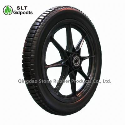 Ruota in schiuma PU da 16 pollici per Bickcle Bike Cargo Trailer Ruote popcorn