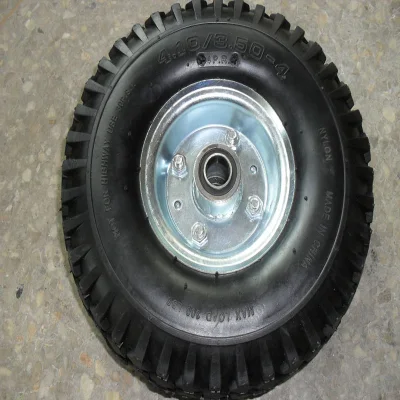 Ruote gommanti gommabili a carriola pneumatico per carrello manuale 3.50-4