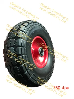 350-4PU ruota per utensili di alta qualità ruote per carrofano PU Ruote in espanso