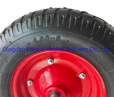 3.50-8 Beach Wheelbarrow Skateboard bicicletta ruota pneumatica gommata in gomma gonfiabile