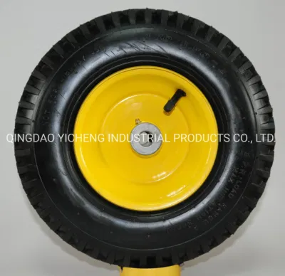  Ruota per carrane gommate diamantate 13X3.50-6 di alta qualità per tosaerba E Wheelbarrow