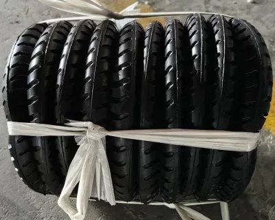 Ruota in gomma per carrello pneumatico gonfiabile piccolo da 8 pollici 250-4 Ruota carriola