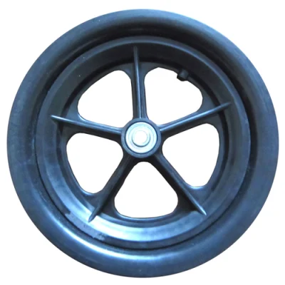  10X3 ruota larga in PU camion manuale tosaerba a ruota Ruota