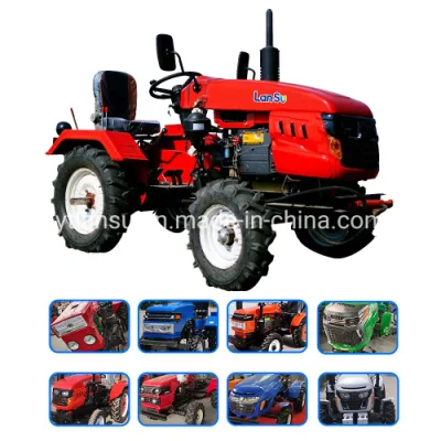Prodotti agricoli Mini trattore agricolo Giardino 4 ruote motrici 4WD Trattore agricolo in vendita