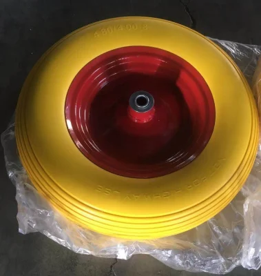  Ruota per utensili in schiuma piena di alta qualità ruota per carretti gommati 400-8PU Ruota