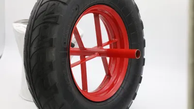 Pneumatici gonfiabili 4.00-8 ruote in gomma pneumatica adatte per camion da giardino Carrelli