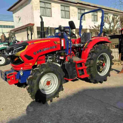 Cina fornitura fabbrica 50HP 4RM agricoltura media, fattoria, mini trattore per rimorchio, timone