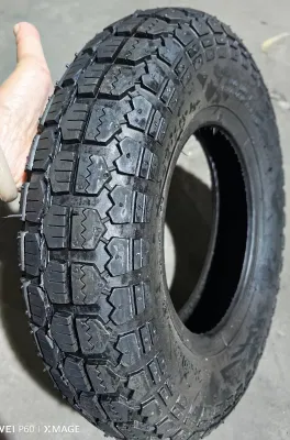 4.00-8 pneumatico in gomma per camion manuale in vendita
