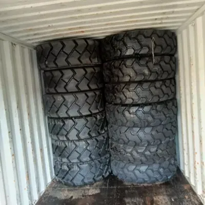 6.50-10 6.00-9 Gruppo ruota in gomma piena per carrello a sacco Pneumatico senza tubo pieno per carrelli elevatori a carriola