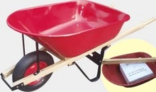  Barra per ruote da giardino con manico in legno per impieghi pesanti Wh6601