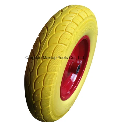 Carrello a mano gommapiuma PU gommata PU gommata libera a ruota libera