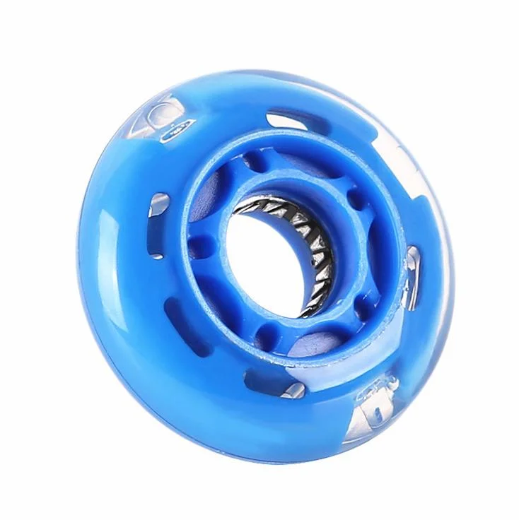 120mm Light up Scooter Wheels PU LED Flash Flashing Wheel Kick Scooters Front Replacement Wheels for Kids Toddles Boys Girls