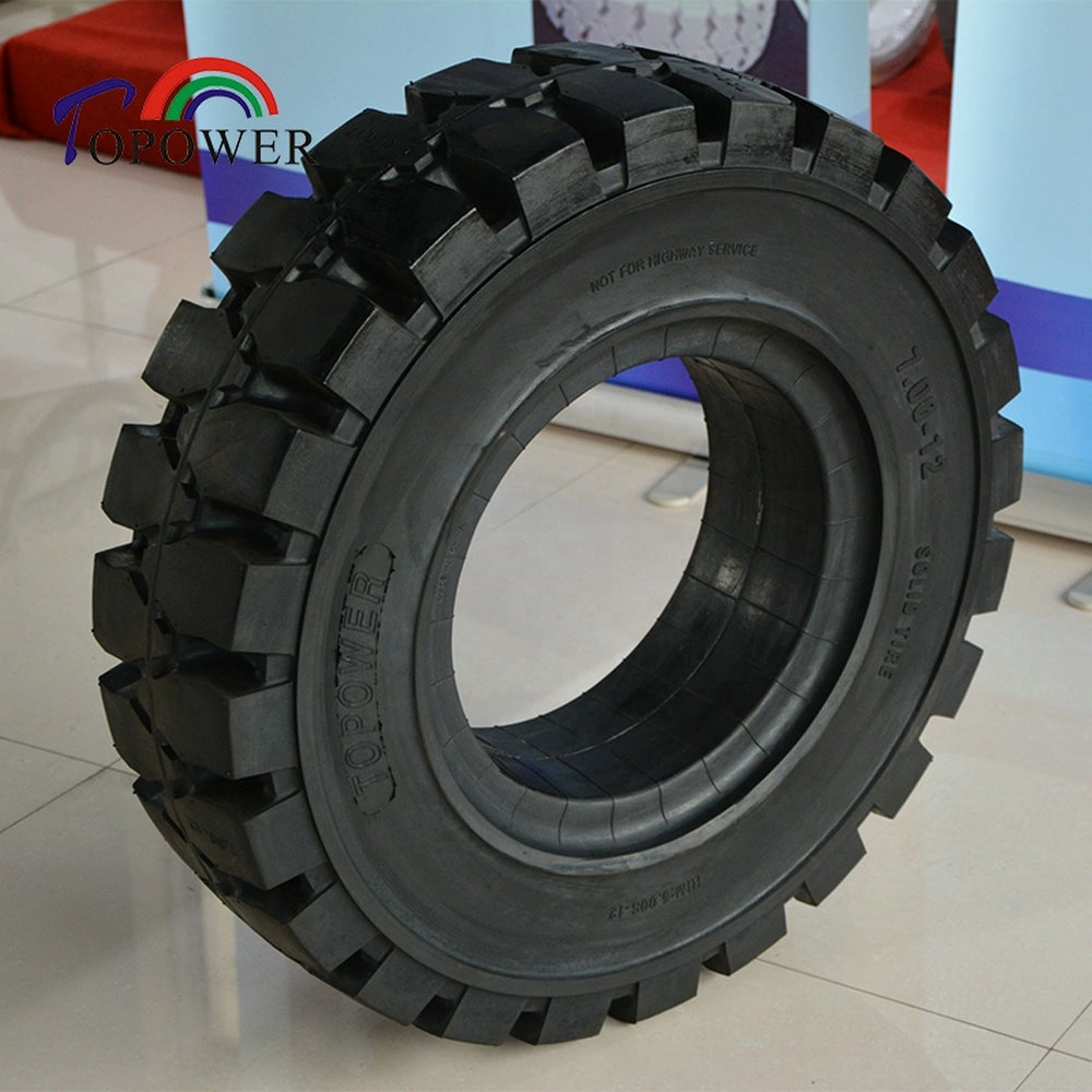 7.00X12 7.00-12 Solid Tire for Electric Pallet Truck