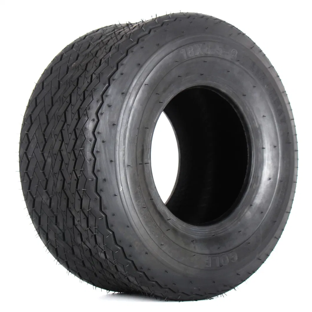 High Quality 16X6.5-8 Pneumatic Rubber Beach Trailer Wheel ATV Inflatable Tire for Trolley Cart