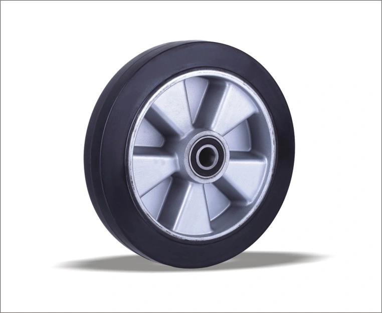 Standard Solid Rubber Wheels with Iron Core Castor with an Affordable Price and a Huge Range of Variants Offer Good Rolling Comfort