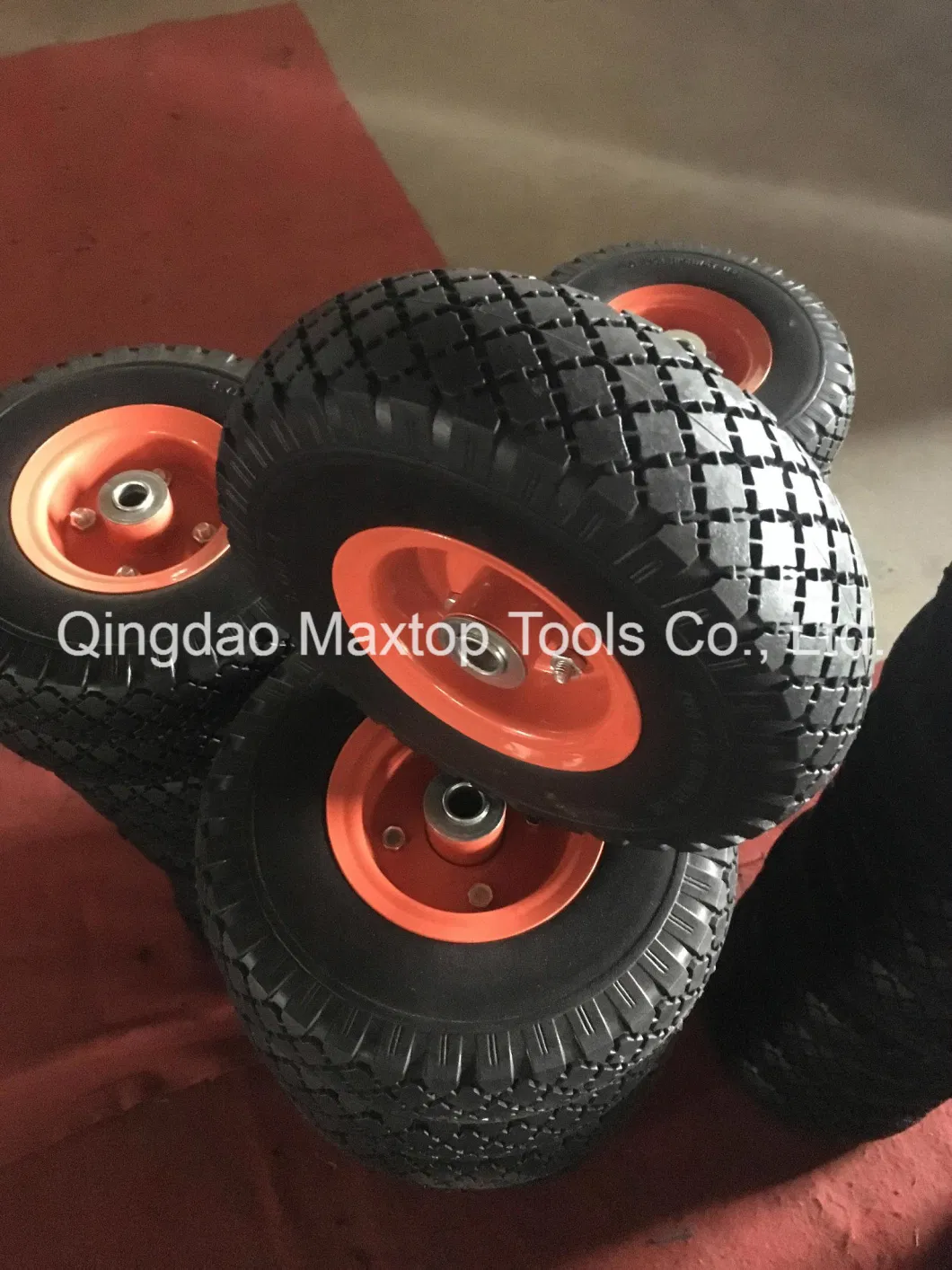 Flat Free PU Foam Wheel Barrow Wheel