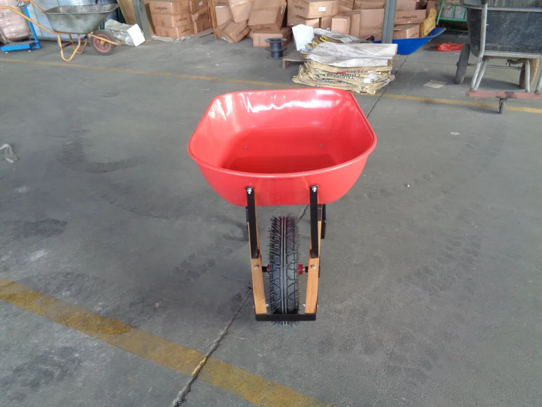 Hot Sell Construction Wood Frame Wheelbarrow Wb6600