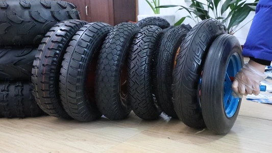 Inflatable Tires 4.00-8 Pneumatic Rubber Wheels Suitable for Garden Truck Carts