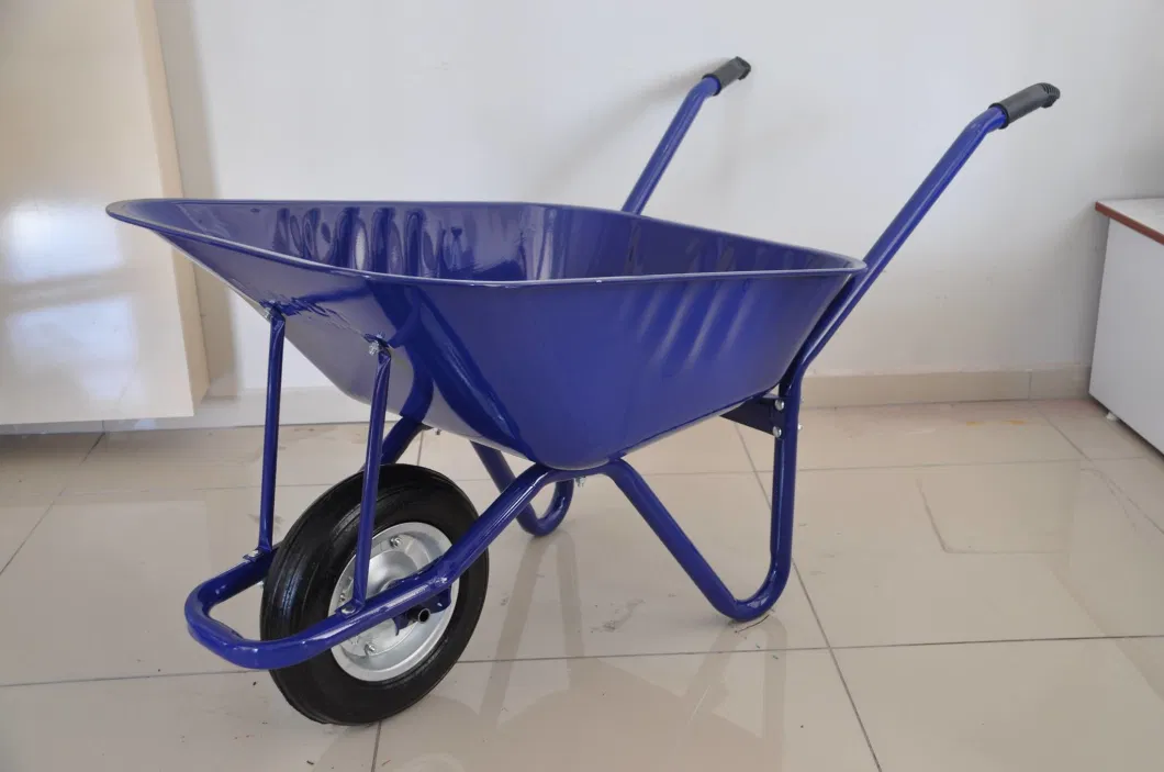 65L Turkey Tunisia Market Single Wheel Concrete Construction Trolley Wheelbarrow