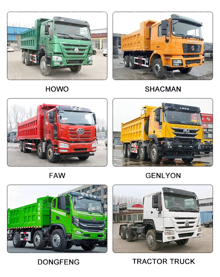 China Factory HOWO Dump Truck 6X4 for Sale Tyres for Dump Trucks