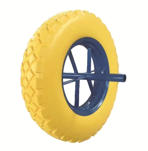 Cheaper Price Wheels Rubber Tyres 4.00-8 Metal Pneumatic Rubber Wheel for Wheelbarrow PU Foam Wheel
