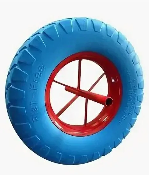 Cheaper Price Wheels Rubber Tyres 4.00-8 Metal Pneumatic Rubber Wheel for Wheelbarrow PU Foam Wheel