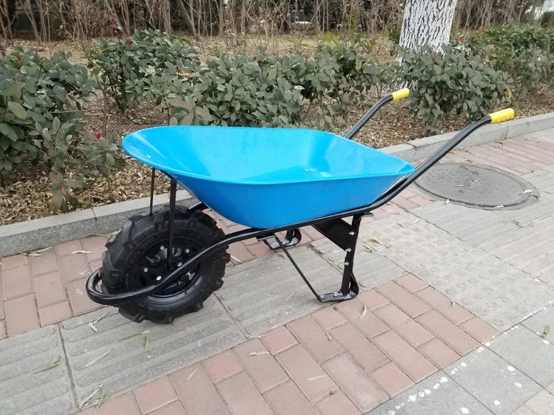 Wheelbarrow Specifications Standard Factory Price Construction Garden Plastic Wheelbarrow