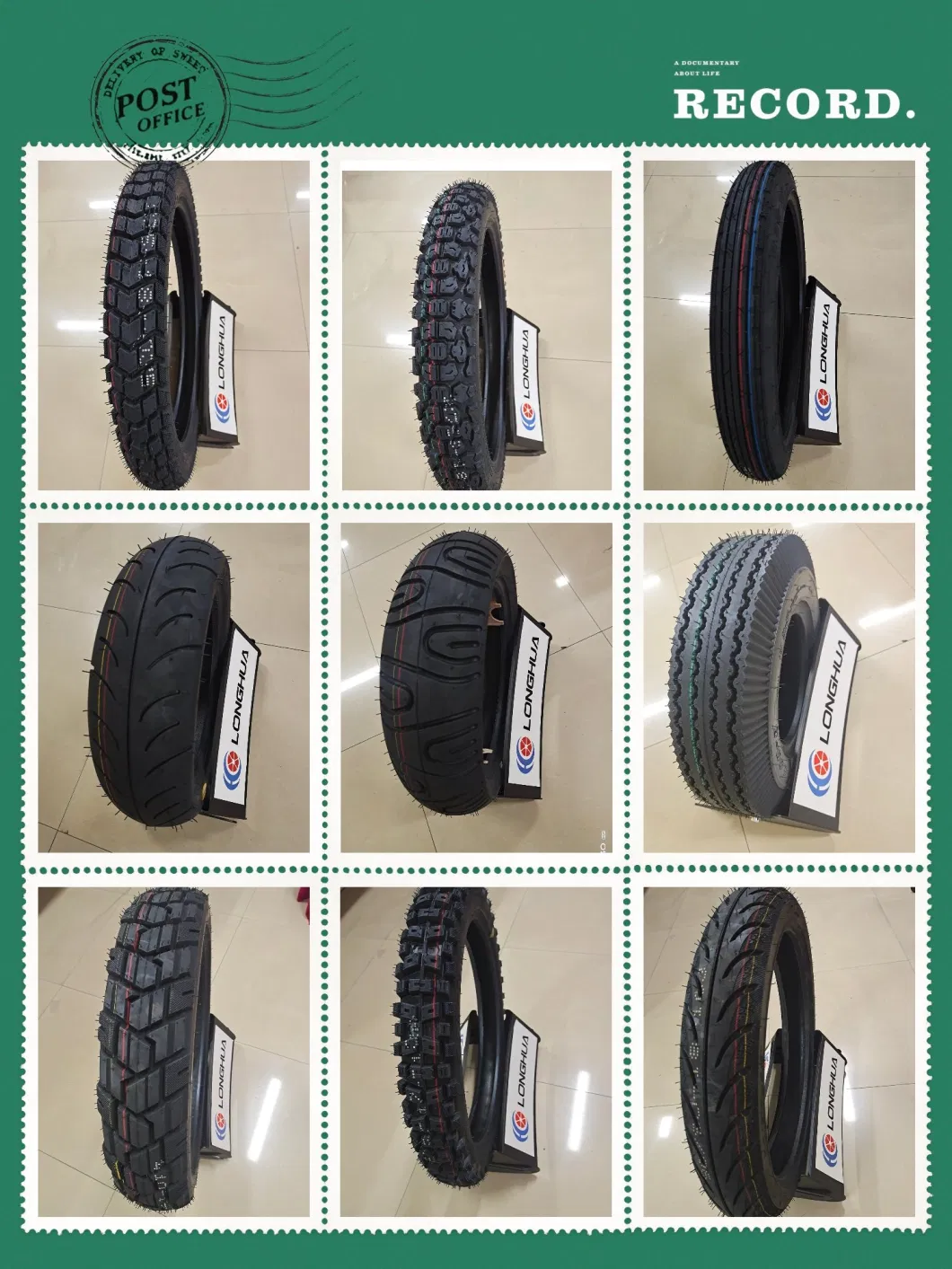 Cross-Country Thread Pattern Motorcycle Tires with High Quality (2.75-17)