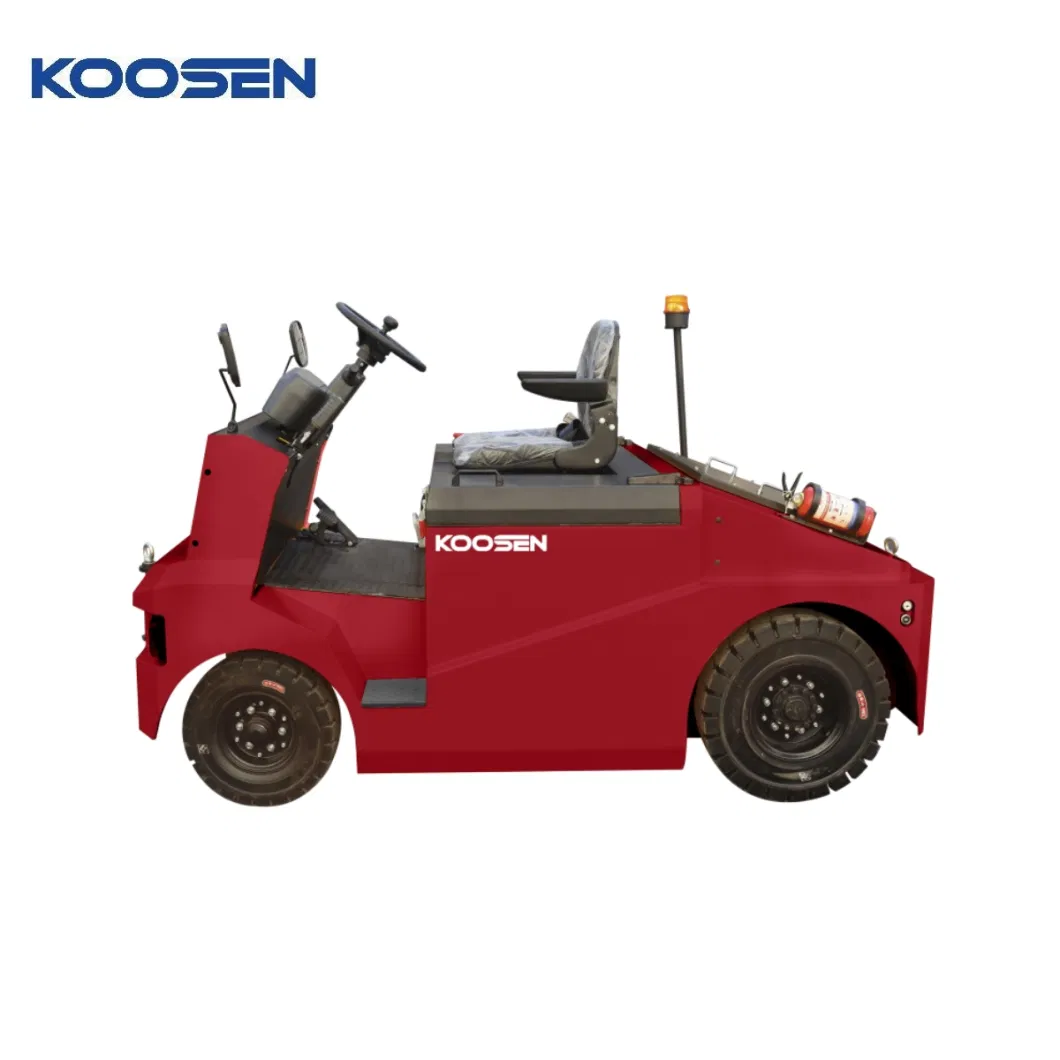 Koosen Seated Heavy Electric Forklift Tractor Tow Tractor with AC Power and CE