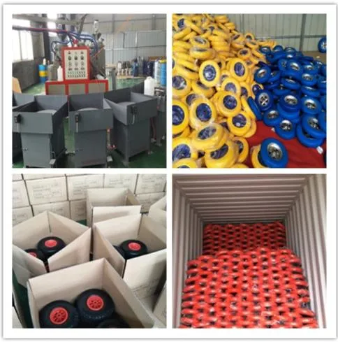 Competitive Factory Price 4.00-8 PU Foam Tyre Wheelbarrow Wheel for Any Color