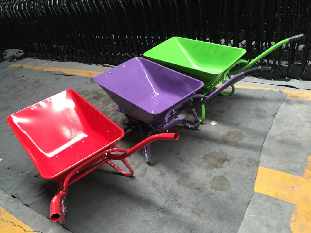 Heavy Duty Construction Wheelbarrow with Single Wheel