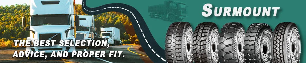 China Factory Wholesale Price All Steel Radial Tube and Tubeless Truck Bus TBR Tyre, High Endurance Trailer Tyres (295/80R22.5, 315/80R22.5) with Wheel Rims
